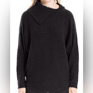Max Studio Black Tunic Sweater, Super Soft, Stretchy, size XL